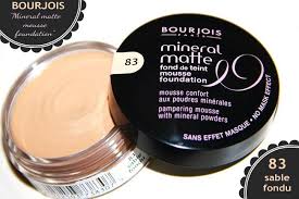 Bourjois Mineral Matte Mousse Foundation In 83 Sable Fondu