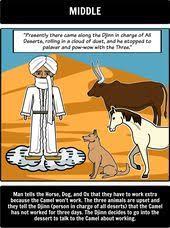 After he got the hump, the djinn asked him to go out of the desert to help the. How The Camel Got His Hump