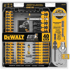 Black And Decker Stackable Tool Box Dewalt Screwdriver Set 40 Piece Impact Ready Home Tool Kit Man Cave Gift For Him Dewalt Dewalt Screwdriver Dewalt Impact Driver Bits