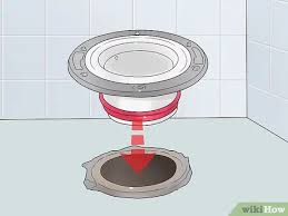 How to replace a toilet wax ring, but the closet bolts that hold it in place are rusted. How To Replace A Toilet Flange With Pictures Wikihow