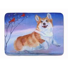 Maybe you would like to learn more about one of these? Caroline S Treasures 19 In X 27 In Corgi Snow Cardinal Machine Washable Memory Foam Mat 7328rug The Home Depot