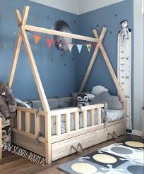 Lozko Tipi Bed Scandi Room Boy Toddler Bedroom Toddler Rooms Kids Bed Frames