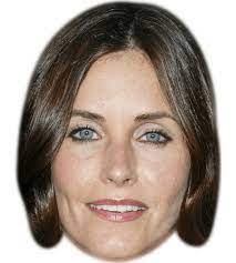 52 years of courteney cox being adorable. Courteney Cox Young Maske Aus Karton Celebrity Cutouts