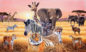 See more ideas about safari theme, african decor, african home decor. African Decor Africa Home Furnishings Safari Home Decor Walltastic Jungle Safari Animals Mural 700x420 Download Hd Wallpaper Wallpapertip
