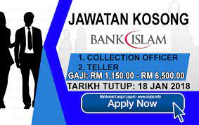 Peluang kerjaya dan kerja kosong di koperasi bank persatuan malaysia bhd bln januari 2015 dengan senarai kekosongan jawatan dibawah ini. Jawatan Kosong Bank Islam Malaysia 18 Januari 2018 Kerja Kosong Bank Islam Malaysia Januari 2018 Permohonan Adalah Dipelaw Malaysia Finance Retail Banking