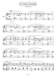 Yann Tiersen La Valse D Amelie ноты для аккордеона La Valse D Amelie Original Version Yann Tiersen Piano Sheet Music Classical Piano Sheet Music Piano Music