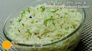 Jeera Rice Recipe Steamed Zeera Fried Rice Flavoured Cumin Rice In P Jeera Rice Pressure Cooker Rice Recipes