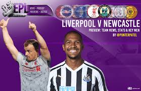 12:30pm, saturday newcastle took a shock early lead through jetro willems' powerful strike (7) but liverpool, who. Liverpool Vs Newcastle United Preview Team News Stats Key Men Epl Index Unofficial English Premier League Opinion Stats Podcasts