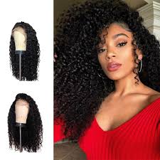 Women afro long kinky curly hair wavy wigs lace front wig party daily cheap wigs. Mongolian Kinky Curly Lace Front Human Hair Wigs 150 Density Mysecret Wigs