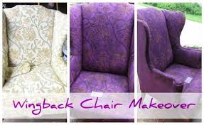 Painting Vintage Wingback Chairs For Under 50 Chair Makeover Vintage Wingback Chair Wingback Chair