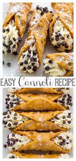 * let the filling smoosh out of each end of the shells, just a tad. Easy 5 Ingredient Cannolis Recipe Baker By Nature
