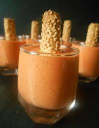 Verrines A La Creme De Poivron Et Boursin Recette Recette Apero Dinatoire Creme De Poivron Recette Verrine Apero