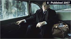 A pensive mikhail gorbachev being driven in a limo past the remains of the berlin wall. Louis Vuitton Ad Shows Gorbachev Accompanied By Subversive Text The New York Times