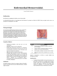 Tromobosis hemorroidal lo primero que debes saber es, que son las hemorroides trombosadas. Enfermedad Hemorroidal Resumen Pdf Hemorroides Enfermedades Y Trastornos