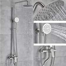 ₹ 7,450/ bathroom set get latest price. Jual Shower Column Set Sus304 Model Bulat Kran Shower Panas Dingin Terbaru Juli 2021 Blibli