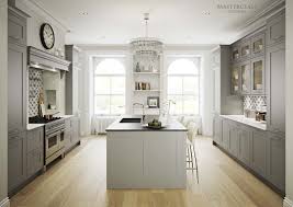 Shaker Kitchen Cabinets Marlborough In Light Grey And Dust Grey Kitchen Inspiration Design British Kitchen Design Traditional Kitchen Design