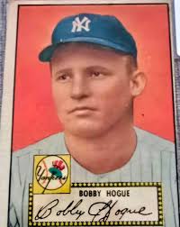 What a cool gift from my brother Don -- who gave me these three classic  baseball cards of Hogues who played professional baseball. Bobby Hogue, Cal  Hogue, and Grant Hogue. Baseball has