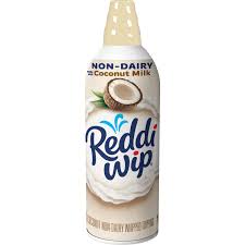 Use this easy coconut whipped cream recipe to top your favorite treats! Reddi Wip Non Dairy Made With Coconut Milk Vegan Whipped Topping 6 Oz Walmart Com Walmart Com