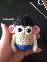Crochet Mr Potato Head Keychain Free Crochet Pattern Crochet Patterns Free Crochet Pattern Crochet