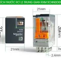 RXM2LB1JD Schneider | Rơ le trung gian 8 chân 12VDC 5A