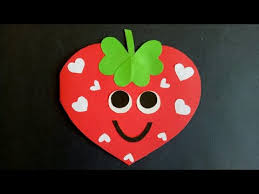 Luckily, home decor and home goods can be made yourself. Strawberry Card Project Idea For Kids How To Make Birthday Card Valentines Crafts For Kids Cute Card Youtube