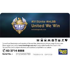 Personalize this card face design with your own chosen photo or graphic. Mobile Legends 515 Touch N Go Cards Limited Edition Shopee Malaysia