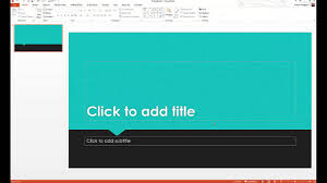 This process differs between the windows and mac versions of powerpoint: How To Use Powerpoint Templates Youtube