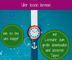 Hierzu müssen sie lediglich die uhr vorlage ausdrucken und anschließend das ziffernblatt und die beiden zeiger mit. Kinder Lernuhr Selbst Basteln Gratis Download Und Eine Flikflak Armbanduhr Kinderleute