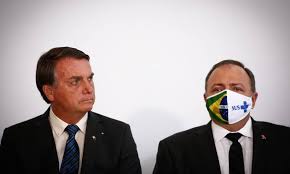 Pazuello no ato de apoio a bolsonaro; Pazuello Dormia Quando Bolsonaro Chegou Para Fazer Live Sobre Sua Permanencia No Governo Jornal O Globo