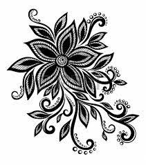 Resultado De Imagen De Disegni Astratti Floreali Bianco E Nero Disegni Astratti Tatuaggio Schiena Fiori In Tessuto