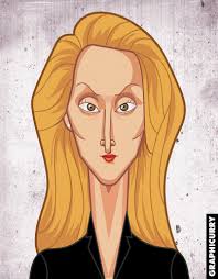 Prasadbhat Meryl Streep Graphicurry Character Illustration Caricature Movie Art
