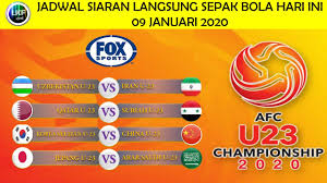 Jadwal Siaran Langsung Live Pertandingan Sepak Bola Hari Ini 09 Januari 2020 Youtube