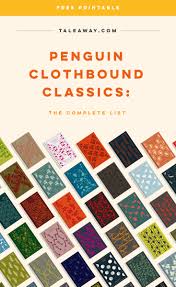 Printed on 185gsm semi gloss poster paper. Penguin Clothbound Classics The Complete List Tale Away