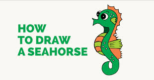 This video is about how to drawing and coloring unicorn seahorse in cartoon style super cute and kawaii. How To Draw A Seahorse Step By Step Easy Drawing Guides
