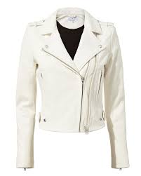 Iro Iro Cloth White Leather Jacket Leather Jackets Women Leather Jacket