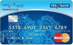 Yes Prosperity Edge Credit Card By Yes Bank