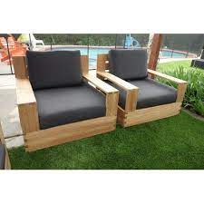 The outdoor is season is on and soon we will. Rosecliff Heights Moody Teak Patio Chair With Sunbrella Cushions In 2021 Outdoor Furniture Plans Lounge Furniture Plans Outdoor Wood Furniture