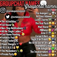 6 907 Likes 40 Comments Ambieposteddatt 40k Ambieposteddatt On Instagram Groupchat Names In 2020 Cute Snapchat Names Group Names Ideas Snapchat Names
