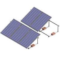 Concrete Flat Solar Mounting System on Rooftop, Non ...