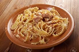 For the best flavor, use fresh shrimp, not frozen, and don't overcook. Italian Pasta Mafalde With Beef Sour Cream And Tomato Sauce Stock Photo Picture And Royalty Free Image Image 21710976
