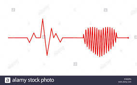 electrocardiogram graph ekg heart rhythm stock photos