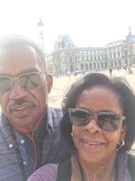 Check out my parents-they made it to Paris!! It's their first European trip  after spending their life putting us through college, bailing us out of  situations, at times supplementing this poor journalist.