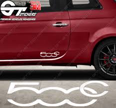 Fiat is a world, but it is also a passion. Stickers Fiat Sigle 500c Sur Mesure Gamme 3m Pro Gtstickers