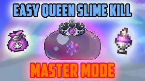Once queen slime drops below 50% health she will grow wings and the fight changes completely. Terraria 1 4 How To Defeat Queen Slime Queen Slime Master Mode Guide Youtube