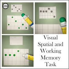 Visual Spatial And Working Memory Task Your Therapy Source In 2020 Visual Perceptual Activities Working Memory Visual Perception Activities