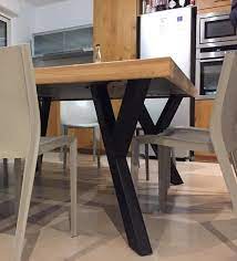 Timeless simplicity in artfully bent wood. Metal Table Bases For Dining Room Tables