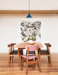 Contemporary Coastal Home Provides Ultimate Sanctuary Vintage Dining Chairs Dining Chairs Teak Dining Table