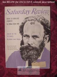 Saturday Review Magazine July 3 1954 MANET WILLIAM HARLAN HALE M A DeWolfe  Howe