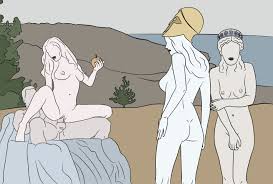 Aphrodite is cheating! [greek mythology] Aphrodite, Athena, Paris, Hera  (therese_goes_artsy) : rrule34
