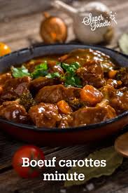 Recette Boeuf Carottes Minute Supertoinette Recette En 2020 Boeuf Carotte Recette Boeuf Carotte Recette